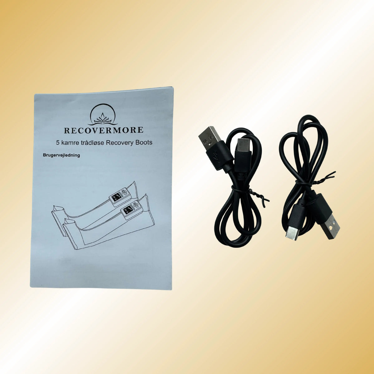 Manual + USB-C opladerledninger