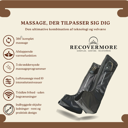 Recovery Boots - 5 kamre (trådløs + varmefunktion)