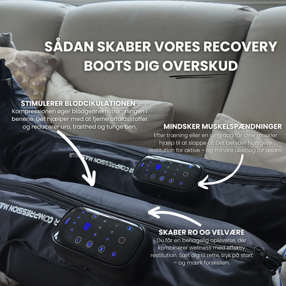 Recovery Boots - 5 kamre (trådløs + varmefunktion)